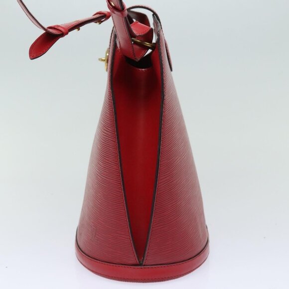 LOUIS VUITTON Epi Cluny Shoulder Bag Red M52257 LV Auth 81583 - Picture 6 of 16